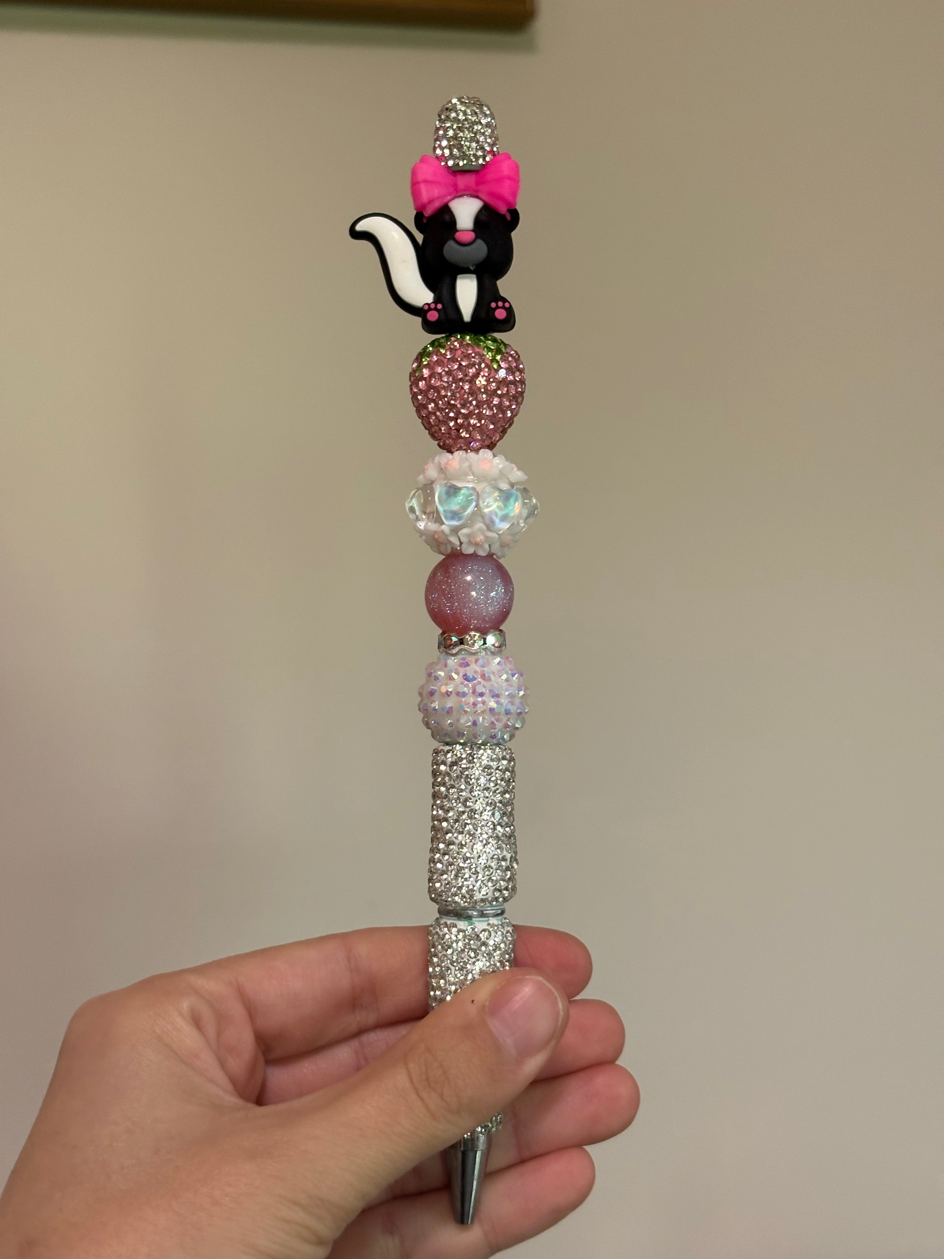 Skunk Rhinestone Pen