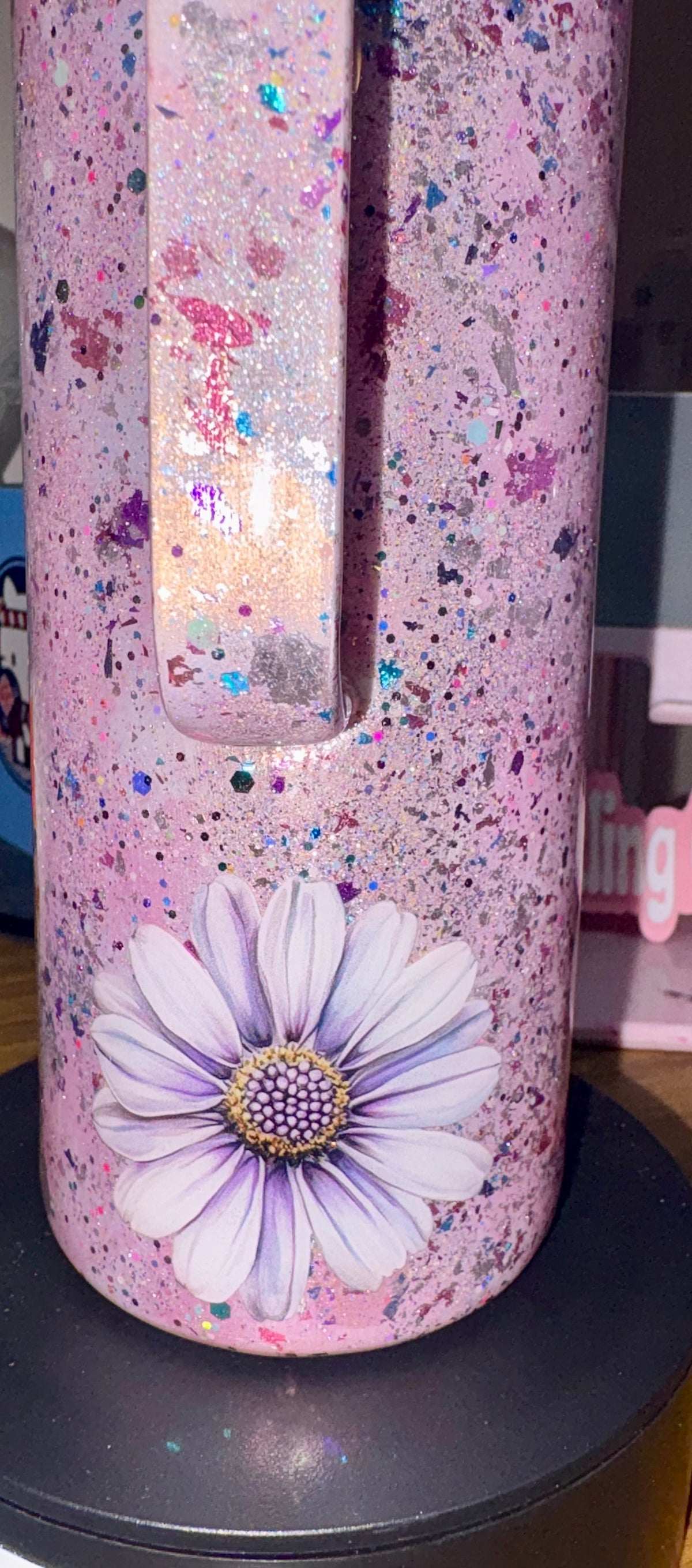 20 oz Handled Tumbler (Hummingbird)