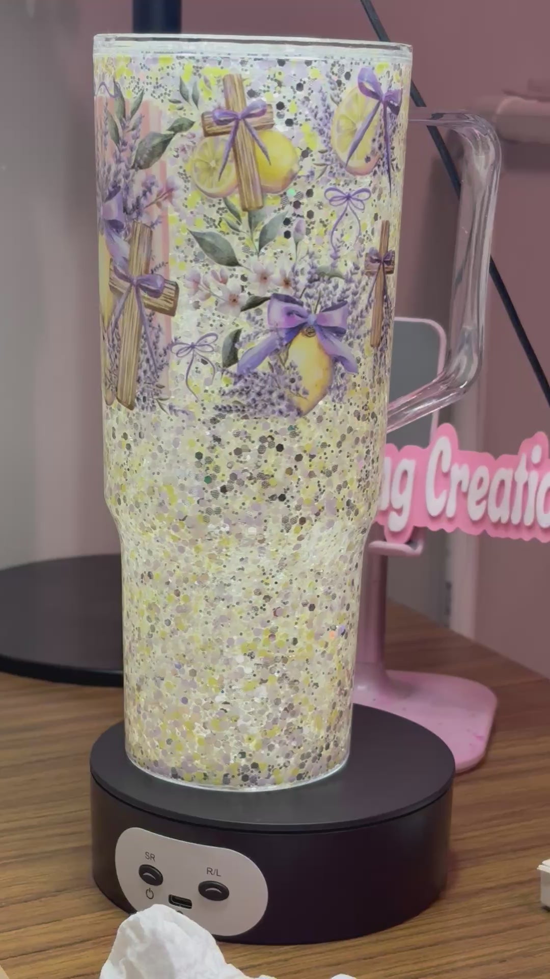 40 oz Faith Snow Globe Tumbler